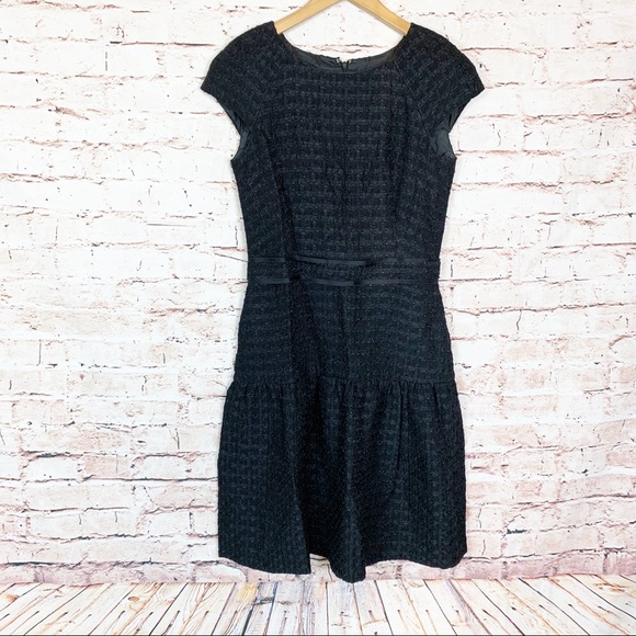 Carolina Herrera Dresses & Skirts - Carolina Herrera Textured Wool Cap Sleeve Dress
